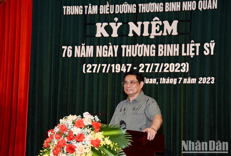 Quan tâm, chăm lo thương bệnh binh, người có công với cách mạng bằng sự tri ân sâu sắc, trách nhiệm cao nhất